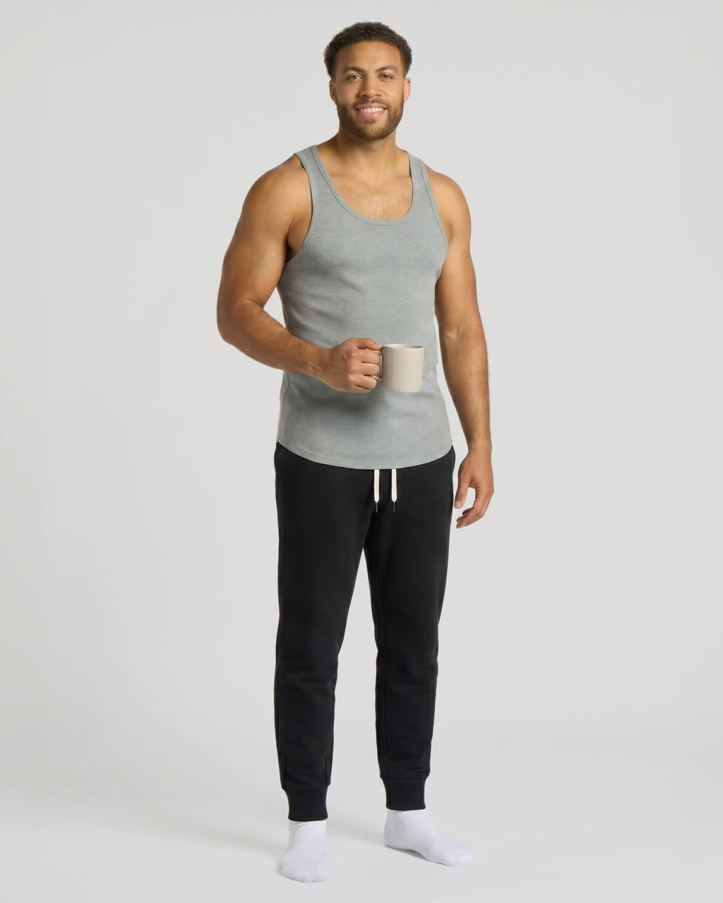 Ribbed Curved Hem Tank 3-Pack