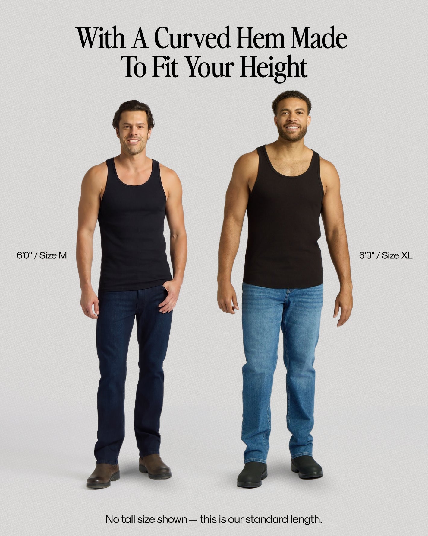 Ribbed Curved Hem Tank 3-Pack