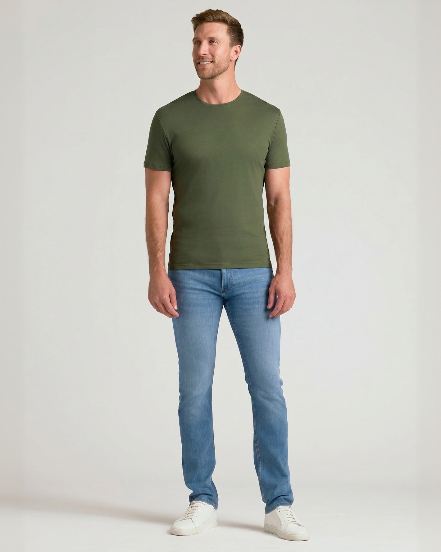 All Grove Pima Cotton Blend Crew 2-Pack