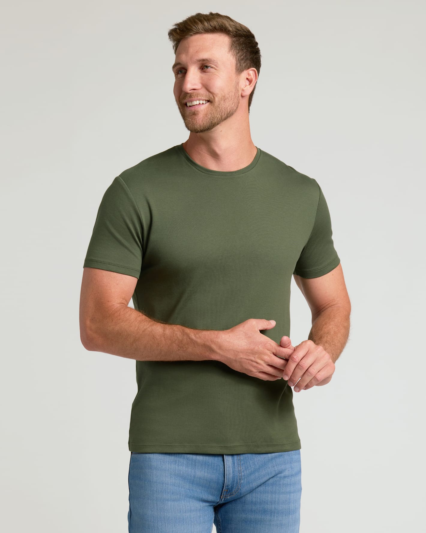 All Grove Pima Cotton Blend Crew 2-Pack