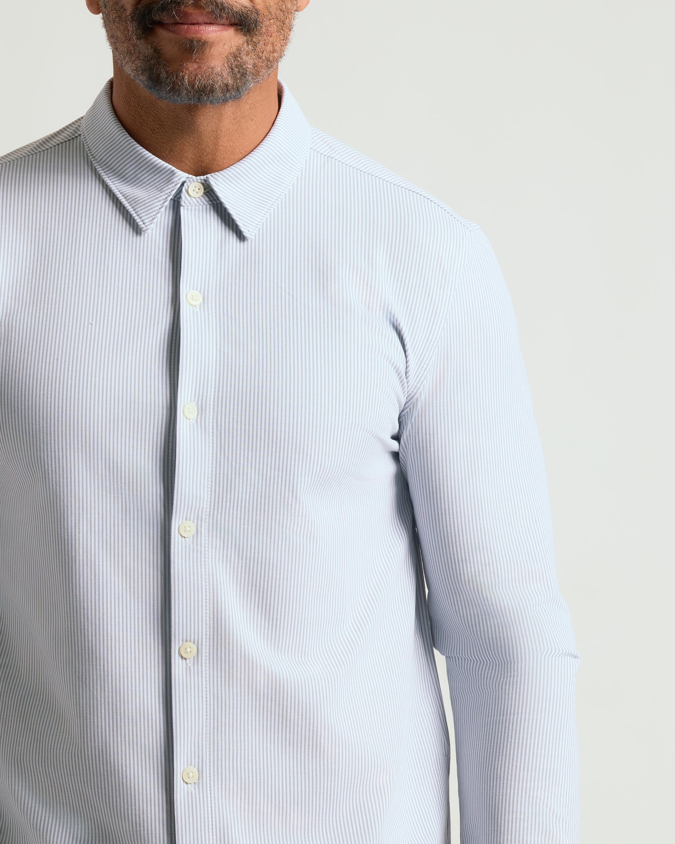Steel Stripe Stretch Oxford 2.0