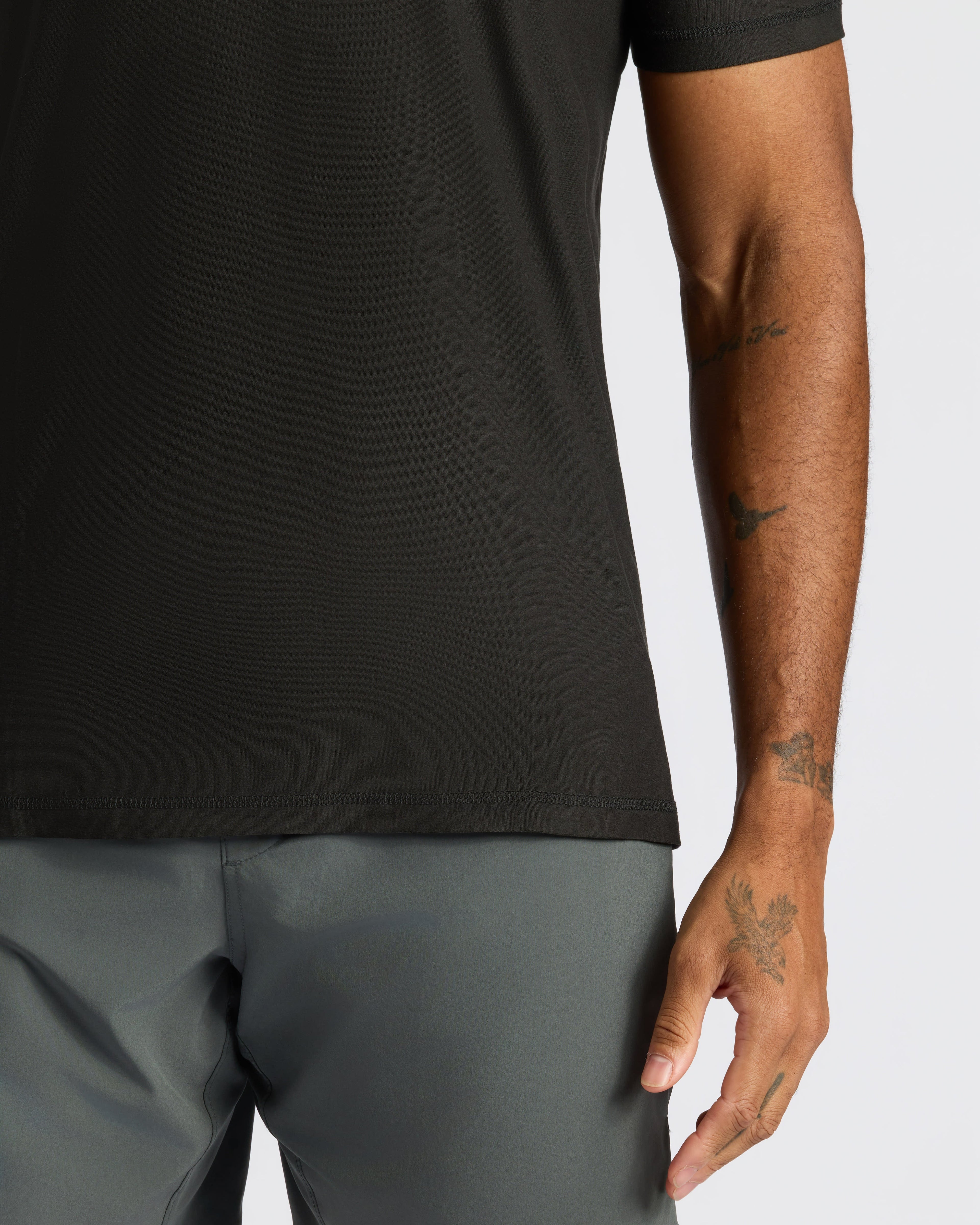 All Black Active Crew Neck 6-Pack